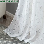 Роскошные прозрачные Занавески в европейском стиле для гостиной, спальни, занавески из тюля на заказ, Шторы для кухни, драпировки