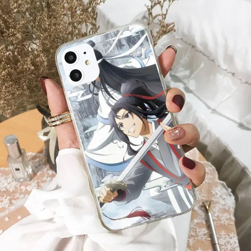 

Mo Dao Zu Shi Cartoon Cute Anime Phone Case For iphone 5s 6 7 8 11 12 XSMAX XR pro plus mini se2020 Cover Fundas Coque