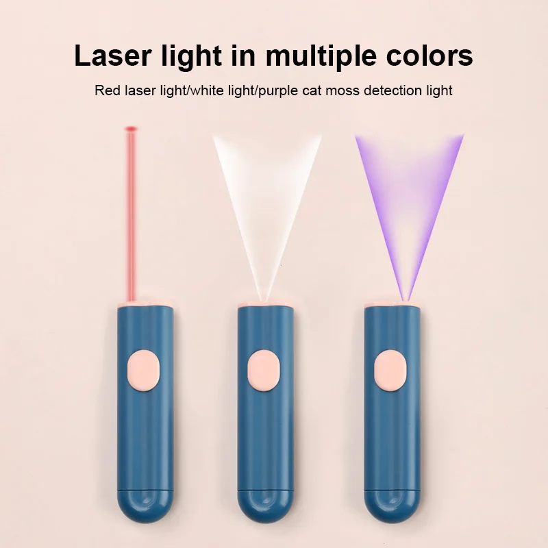 

Automatic Cat Laser Toy Multifunctional Detachable Cat Teaser Stick Toy With Long Rod Feather Smart Teasing Pet Toy Cat Supplies