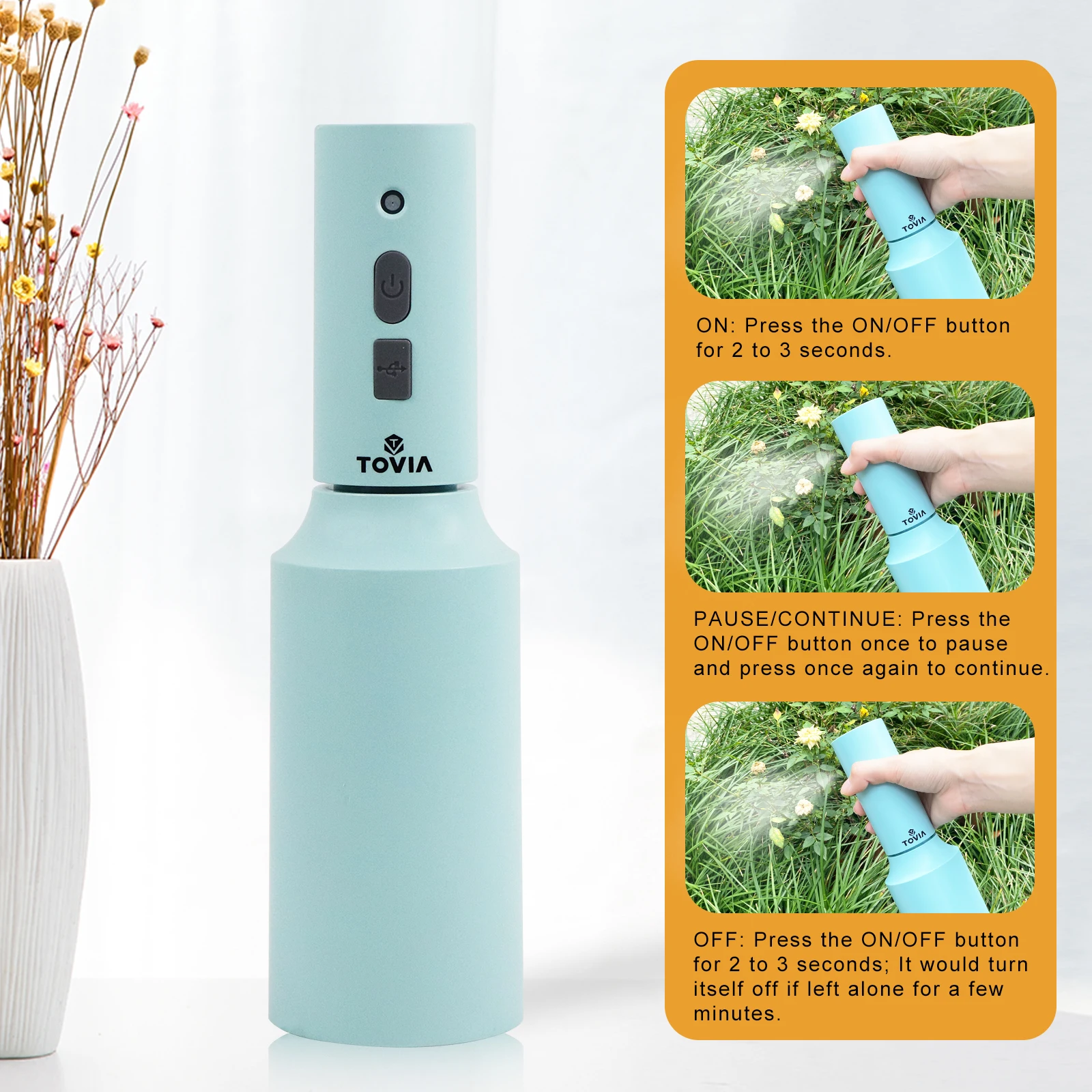 Заряжаемый Электрический распылитель садовое растение мистер Авто водяной