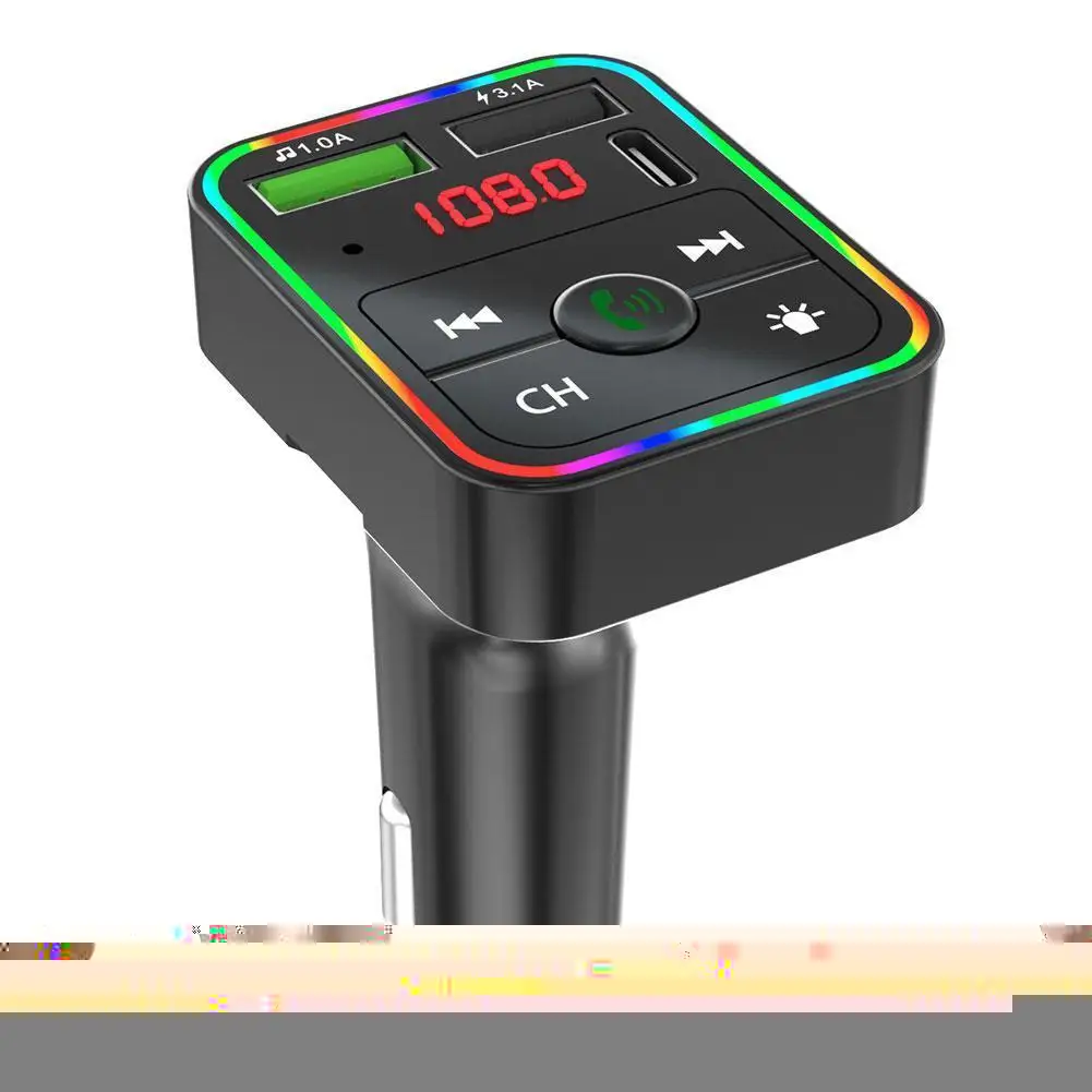

Автомобильный MP3-плеер F2, Bluetooth, Fm-передатчик, в, USB-зарядное устройство