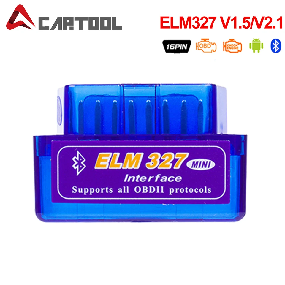 OBD2 автомобильный диагностический инструмент ELM 327 Bluetooth ELM327 по каналам OBDII / OBD V2.1