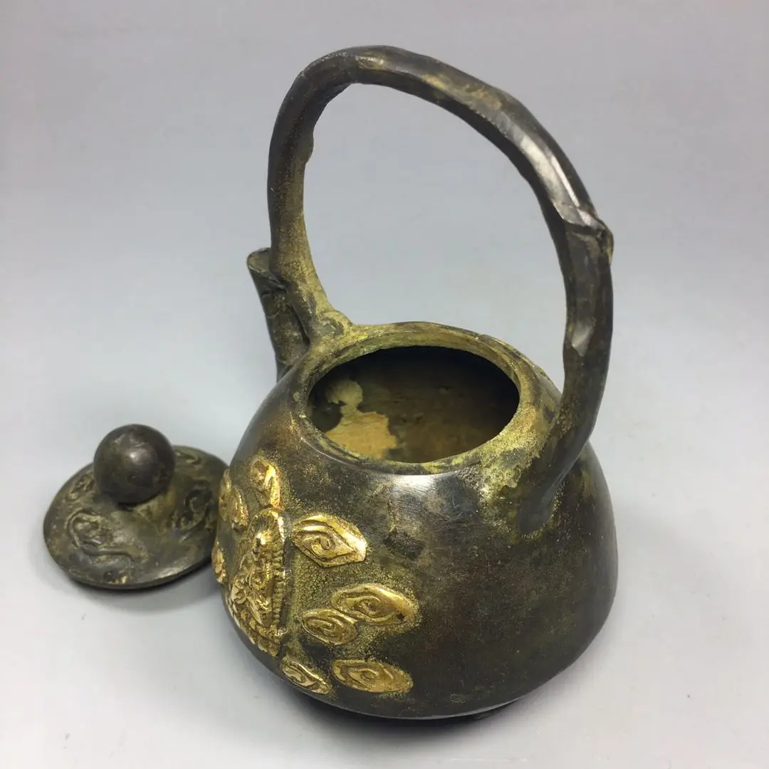 Винный горшок из чистой меди китайская коллекция старой | Дом и сад