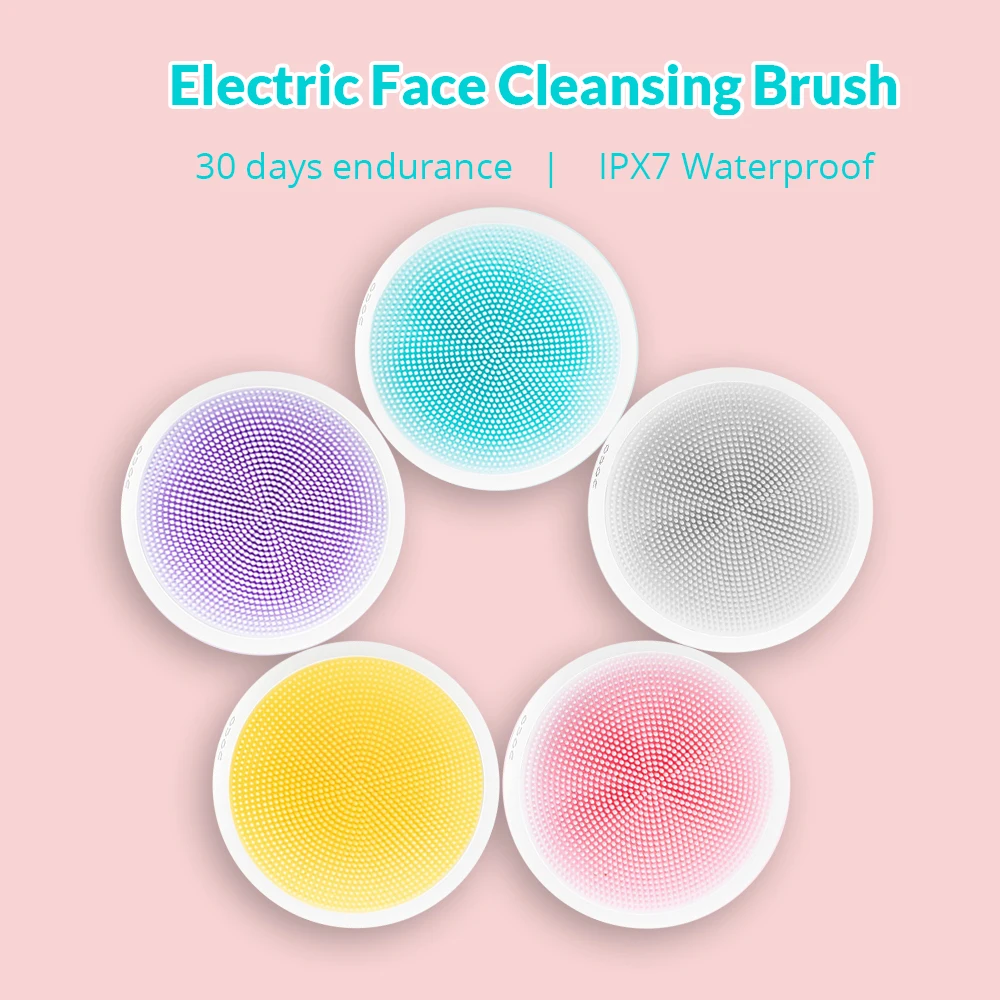 Xiaomi DOCO электрическая щетка для глубокого очищения лица силиконовый