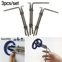 3pcsset hydraulic cylinder piston rod seal up u cup boost installation installer seal gasket hydraulic controlle tool kit