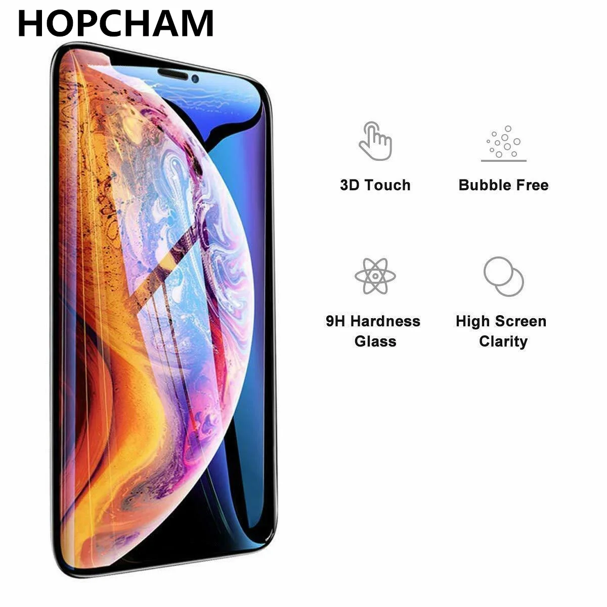 Защитное стекло для iPhone 11 7 Защита экрана 8 6 6S Plus Pro Max X XS XR|Защитные стёкла и плёнки