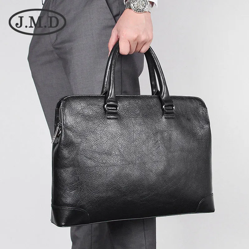 

J.M.D New Men's Simple And Practical Genuine Leather Handbag Korean Version of the Briefcase