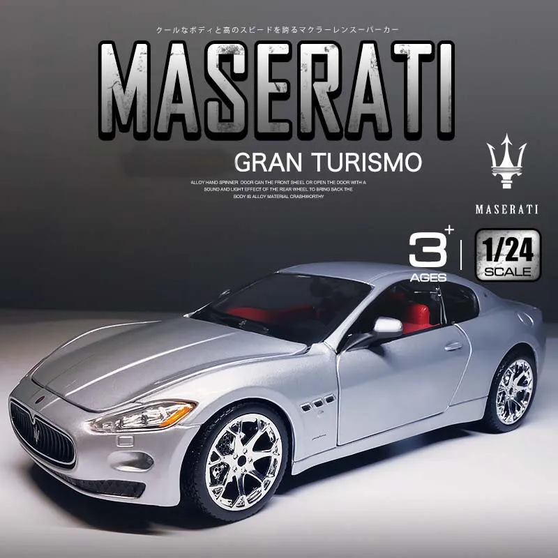 

Bburago 1:24 Maserati GT Gran Turismo Assembly DIY Racing Diecast Model Kit Kits Car Toy New In Box Collection decoration