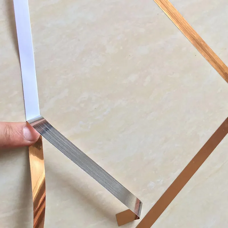 50 м Золотая настенная плитка пол зазор уплотнительная лента водонепроницаемая