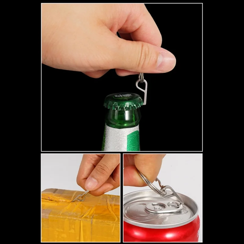 Мини открывашка для бутылок открывалка пивных брелок с инструментами на