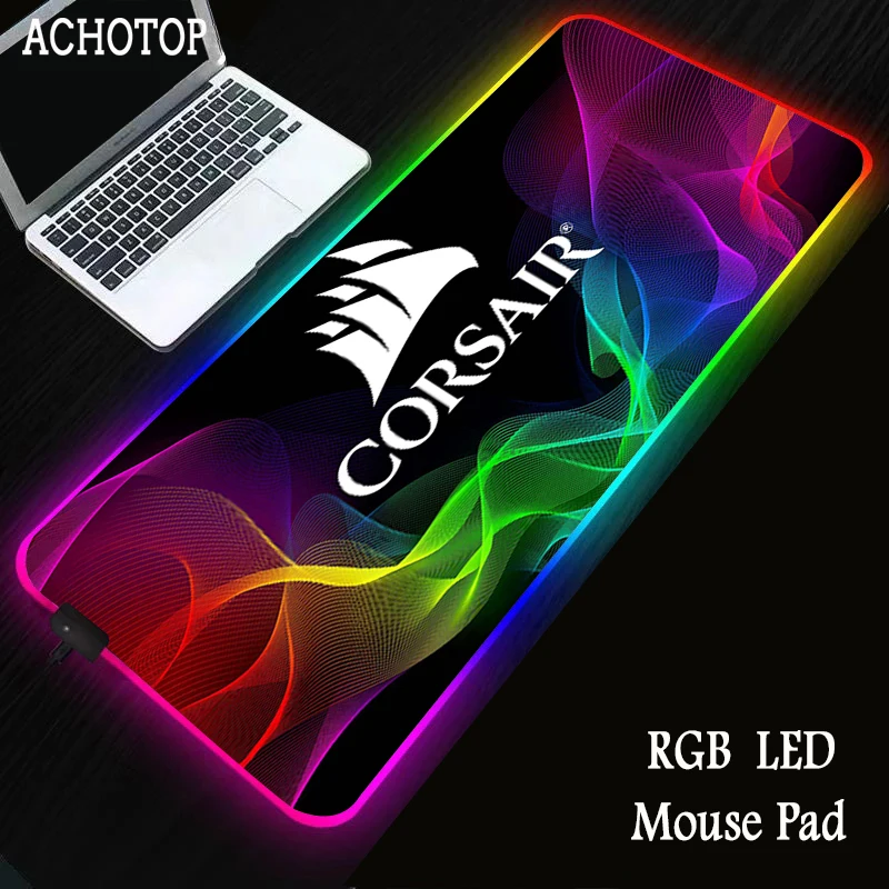 

Corsair RGB Mouse Pad Gaming Mousepad Mat Gamer Mouse Pad Keyboard Desk Mat LED Table Carpet xxl 900x400 For Computer Laptop Pad