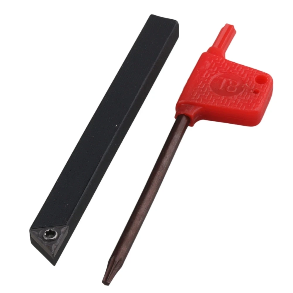 

Left 45# Steel 90 Degree Cylindrical Turning Lathe Tool Holder 6x8mm