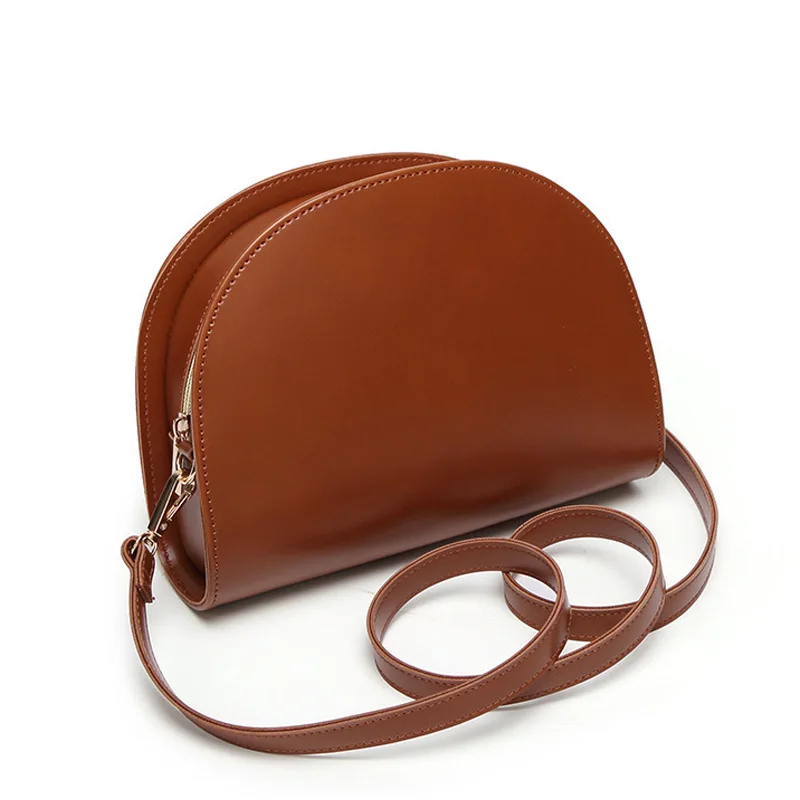 2020 модные женские сумки через плечо известного бренда полукруглая сумка из