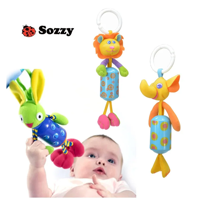 Sozzy новые детские игрушки для мобильных детей плюшевая кровать колокольчики