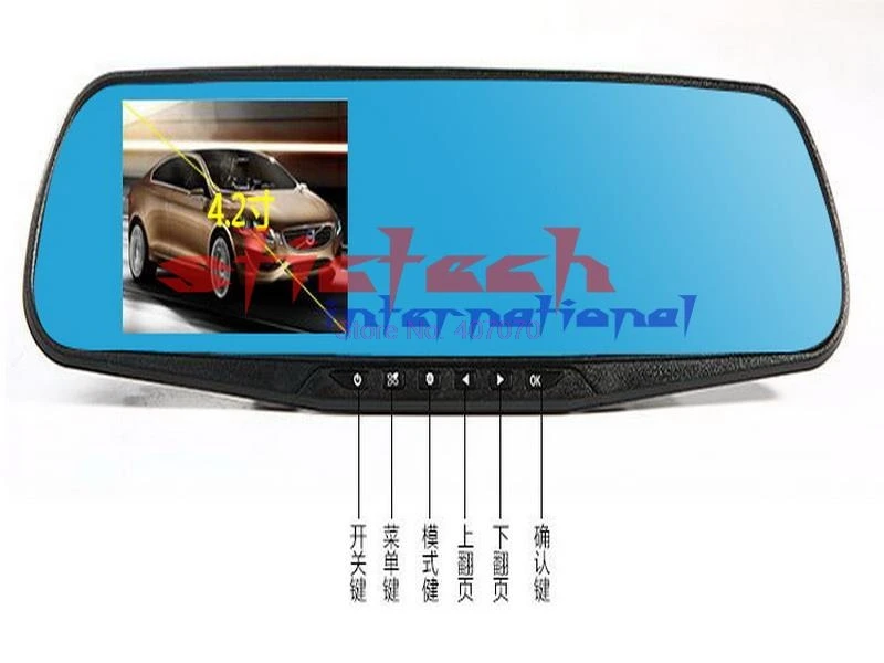 От DHL/Fedex 10 шт HD видеорегистратор с двумя объективами 4 0 дюйма 1080P Двойная камера