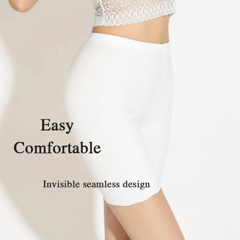 Трусы боксеры женские бесшовные с завышенной талией батальных размеров