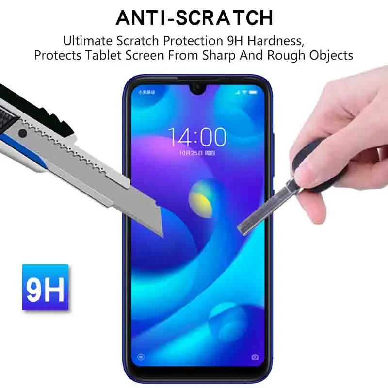 2 в 1 для Xiaomi Mi Play 5,8" Защита экрана из закаленного стекла на объектив камеры пленка для Xiaomi Mi Play защитное стекло