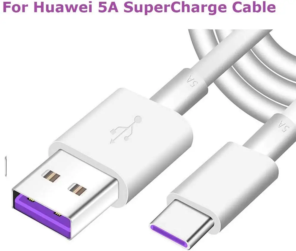 Оригинальный суперзарядный кабель huawei 5A для P20/10/9/pro supercharge honor view 20 V20 V10 V9 Magic 2 note10