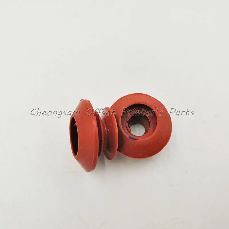 Бесплатная доставка 50 штук Красная резиновая присоска двойная для принтера