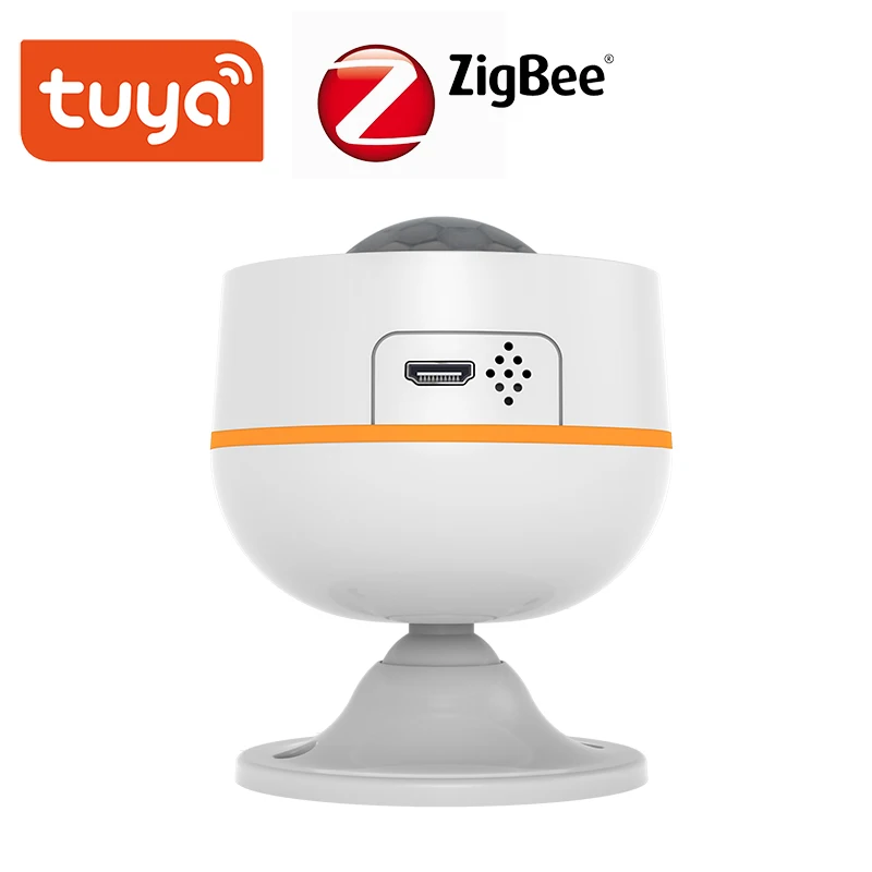 Датчик движения Tuya ZigBee 3,0 PIR со встроенным аккумулятором, 5 В, 1 А, USB от AliExpress RU&CIS NEW