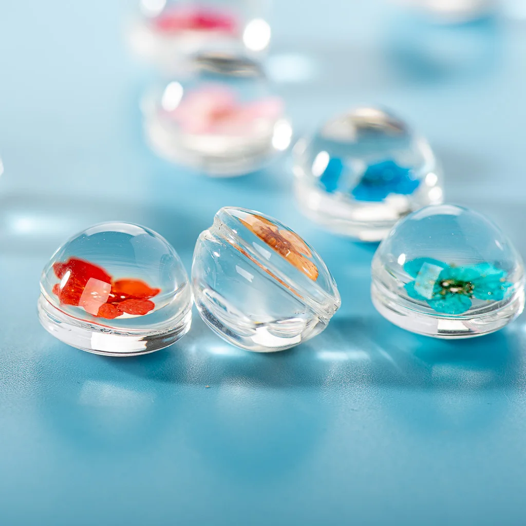 15 мм 16 # стеклянный шар без крючка и цветы для DIY серьги браслет колье ожерелье