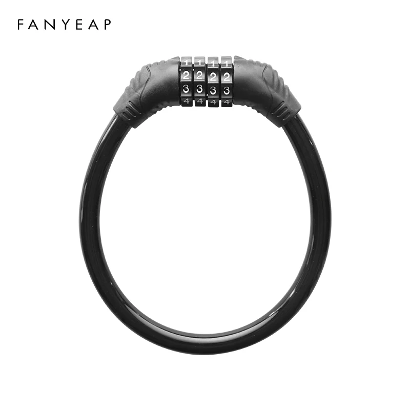 

Universal Protective Bicycle Lock Stainless Steel Cable Coil Bicycle Accessories Bike Lock