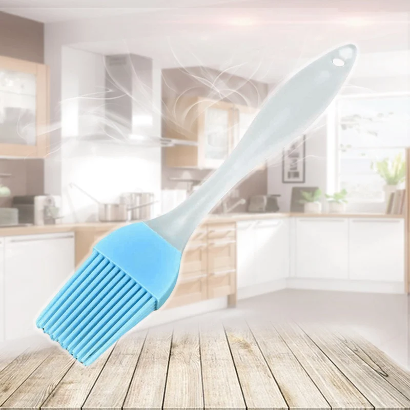 1 шт Силиконовая кисточка для выпечки смазывания гриля масляная Clear ручка Кухня