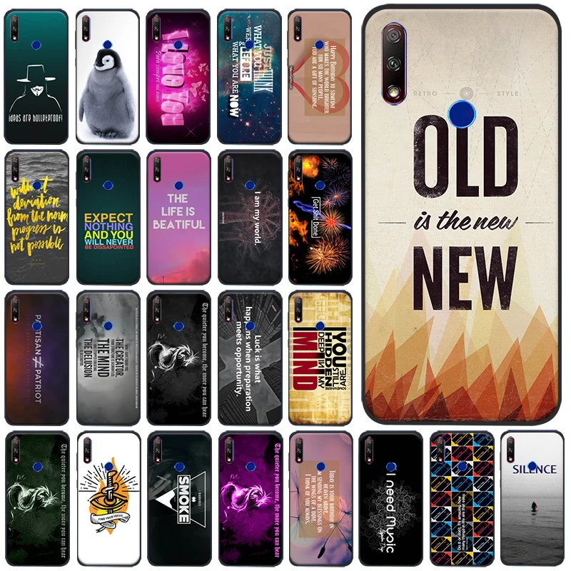 

Fashion Case For Huawei Honor 9X Case For Honor 9X Pro Case Soft Tpu Phone Back For Huawei Honor 9X Lite Fashion Case Black