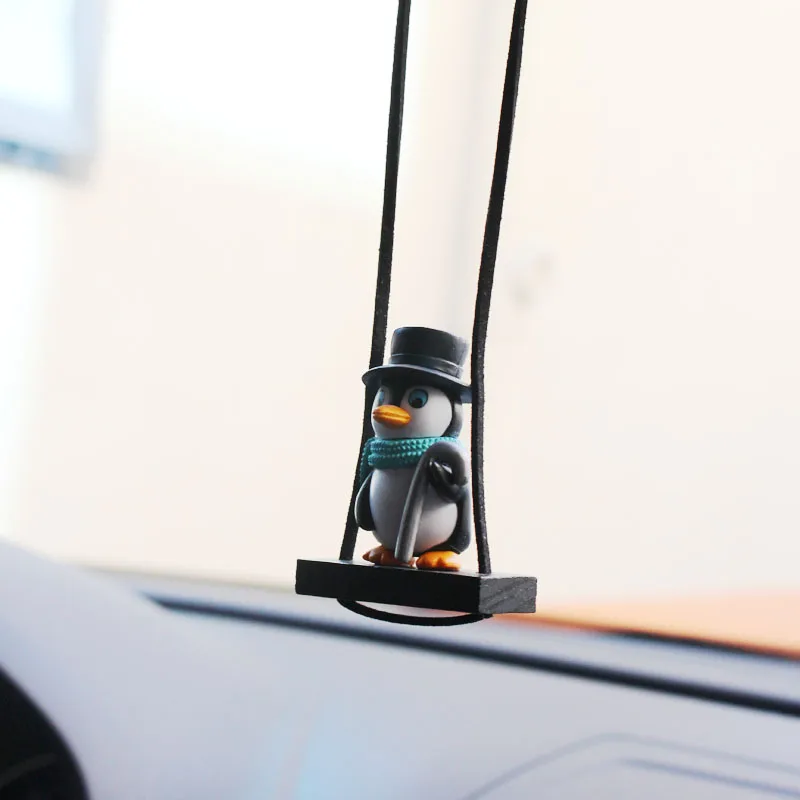 Качели сани Пингвин Автомобиль Подвеска джентльмен авто зеркало заднего вида