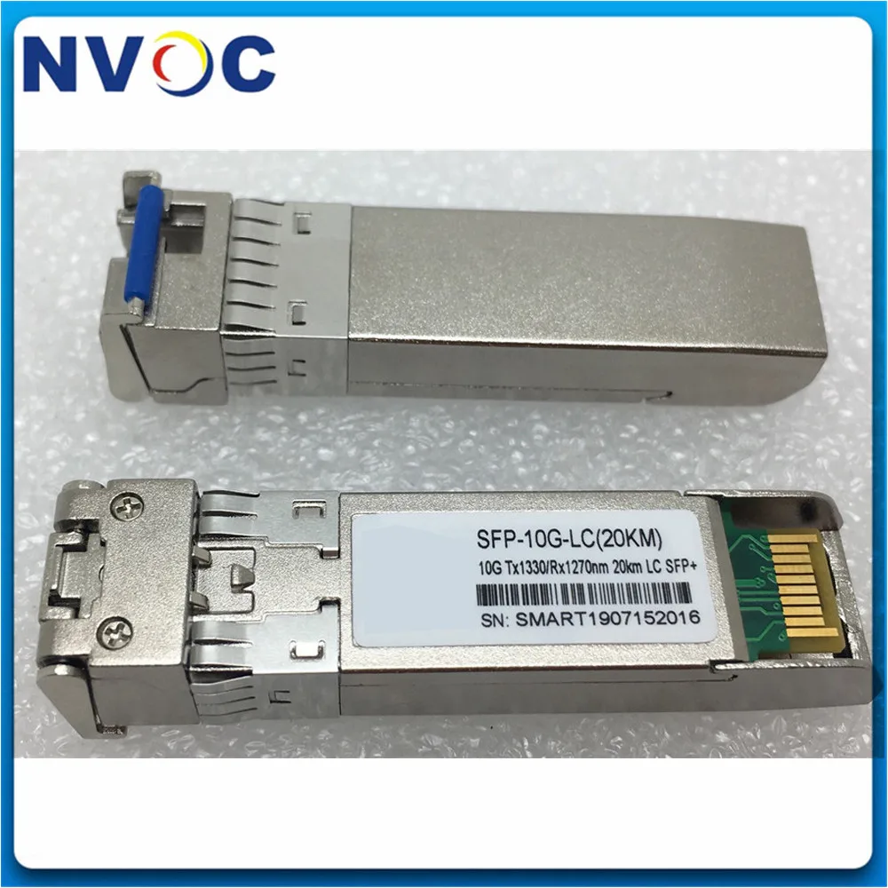 Бесплатная доставка 10G BIDI 60km LC SFP модуль + трансивер одномодовый одиночный