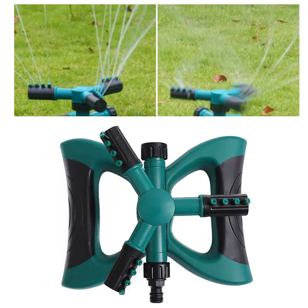 

Nozzle Grass 360 Degree Rotating Garden Sprinkler Portable Quick Connect Yard Plants Flowers For Lawn Automatic Watering 3 Arms