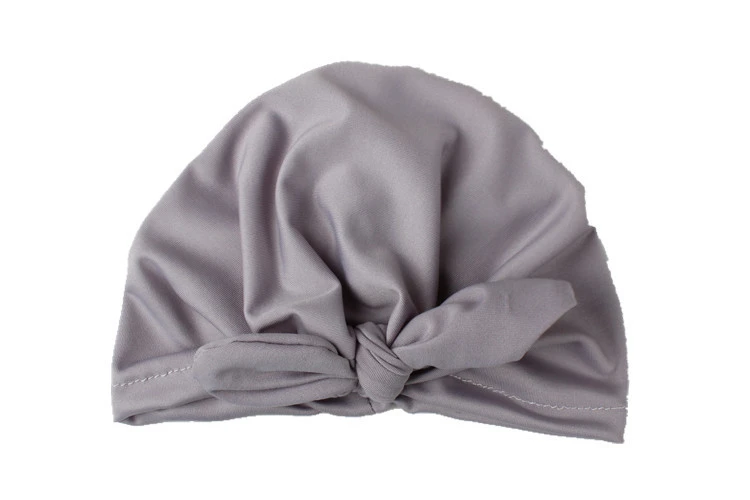1 Piece Lytwtw's Children Bowknot Kids Bow Cap Baby Hat Newborn Girls Clothes Accessories Infant Beanie Turban Solid | Детская