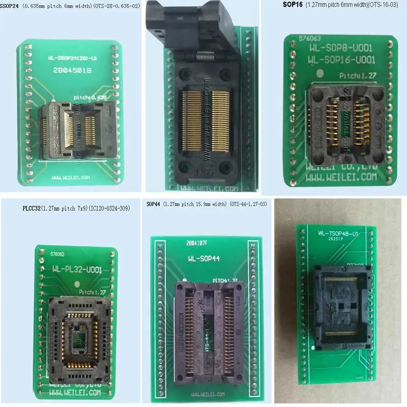 

Original Wl-sop16 p32 sop44 tsop48 Socket Adapter