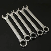 comination ratcheting wrench set metric sizes 6 32mm 72 tooth quick wrench fixed head ratchet spanner