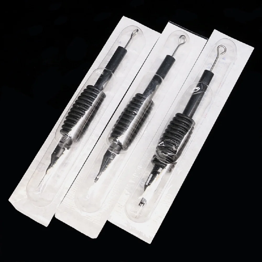 

Disposable Black Sterile Tattoo Needle, Silicone Grip Tip Holder Rl Rs Rm, Supplies for Tattoo Gun Machine