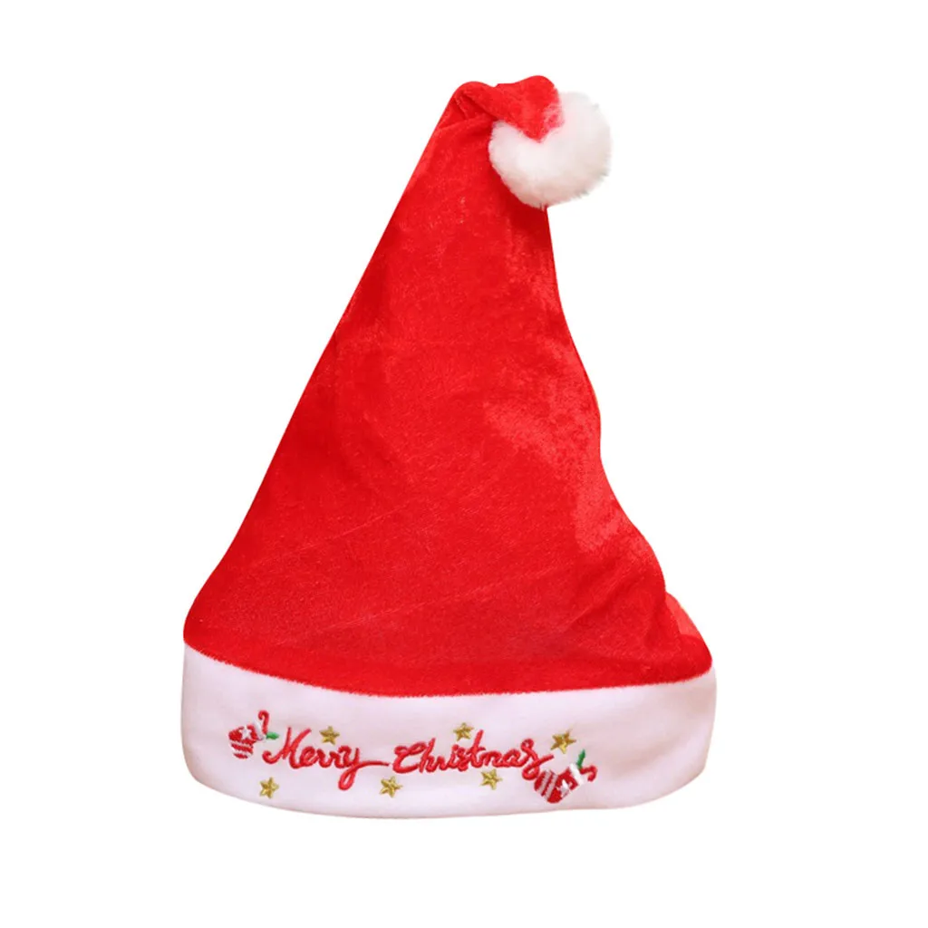 Лоскутный белый колокольчик Рождественский подарок Санта Клаус Красная