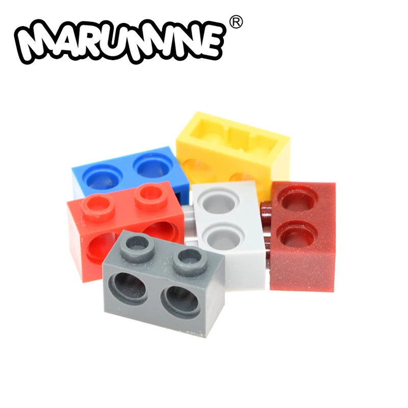 Marumine 1x2 с 2 отверстиями технология кирпич 32000 классические строительные блоки