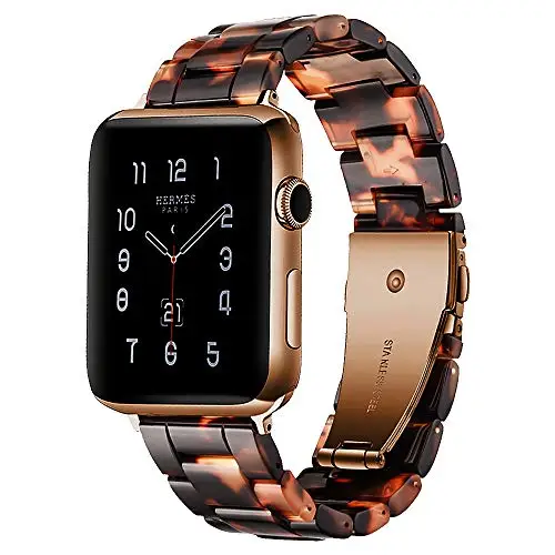 Daimao Ремешок из смолы для Apple watch 44 мм 40 мм iwatch 42 мм 38 мм Пряжка из нержавеющей стали ремешок для часов Браслет Apple watch 5 4 3 21 - Цвет ремешка: Daimao