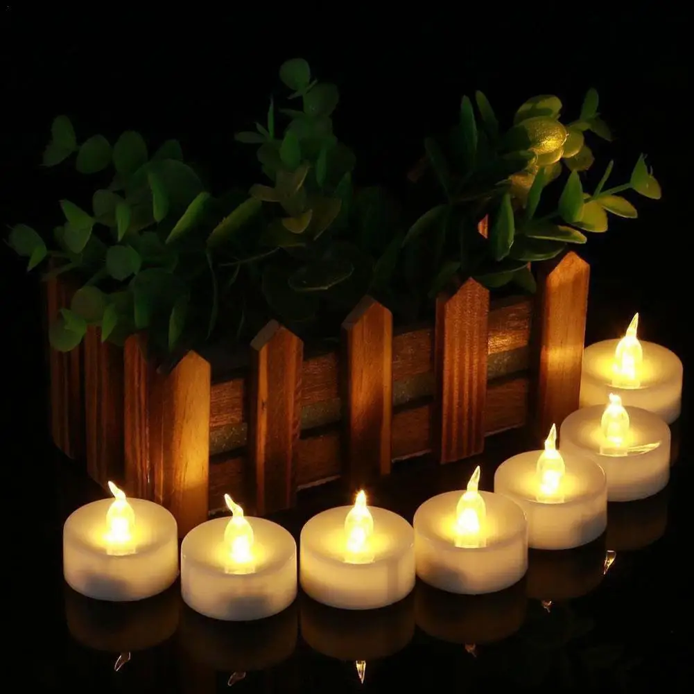 

1pcs Remote controlled battery operated LED candles/controller flickering flameless votive tealight lamp Wedding Birthday Xmas
