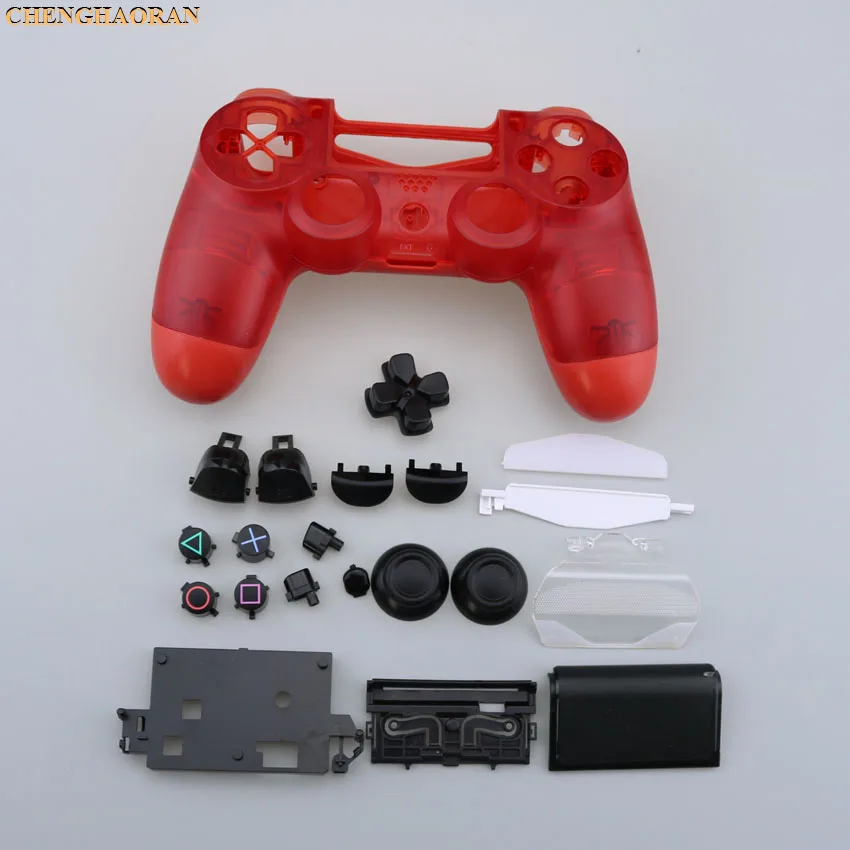 G 1SET Buttons kit Screwdriver Screws Plastic Matte Front Back Hard Upper Housing Shell Case for Sony PS4 Pro Controller JDS-040 - Цвет: G