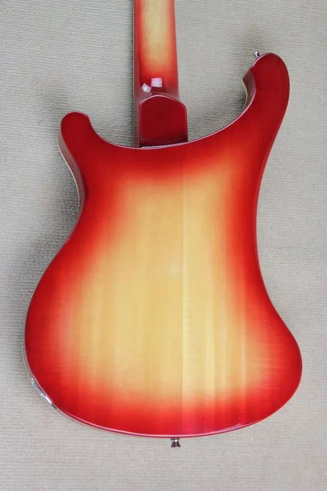 Новинка 2018 фабрика 4 струны Rickenback 4003 fireglo электрический бас прозрачная вишня Ricken