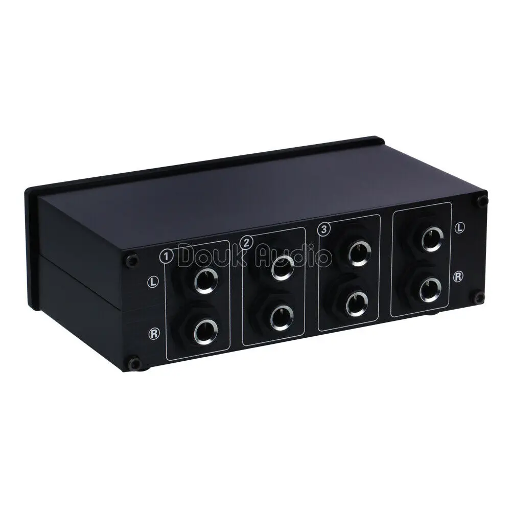 Douk аудио мини 1/3-IN 3/1-OUT аудио коммутатор Пассивный предусилитель HiFi стерео динамик распределитель селектор