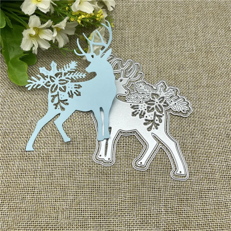 

Christmas reindeer craft Metal Cutting Dies Stencils For DIY Scrapbooking Decorative Embossing Handcraft Template