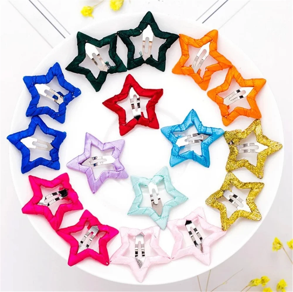 

2 шт./компл. милые девочки, с рисунком звезды, детские заколки для волос заколка для волос шпильки BB заколки Цвет заколки для детские, для малы...