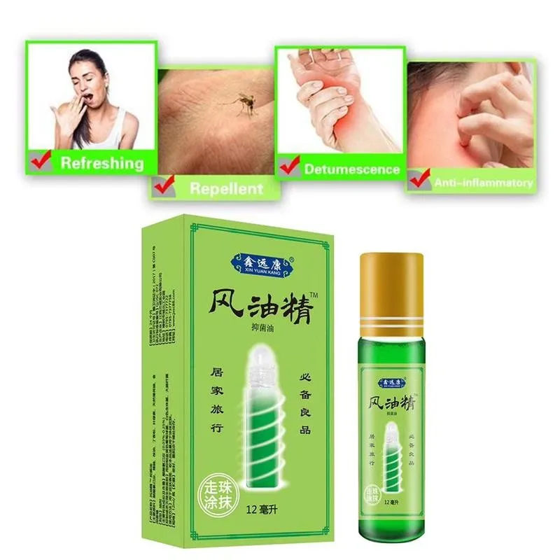 Бальзам 12 мл освежающее масло натуральное Лекарственное Масло для головной боли