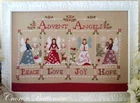 Набор для вышивки крестиком Advent Angel 61-41, 11CT 14CT 18CT, наборы для вышивки крестиком