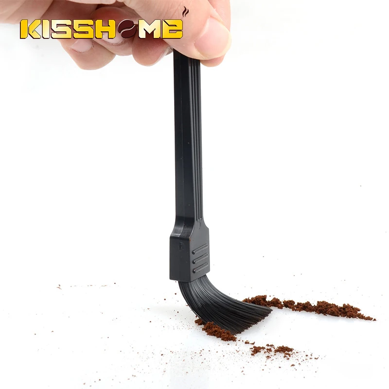 

Black Coffee Cleaning Brush Milk Tea Powder Clean Bar Table Brushes Plastic Soft Flexible Bristles Kitchen Accessoris