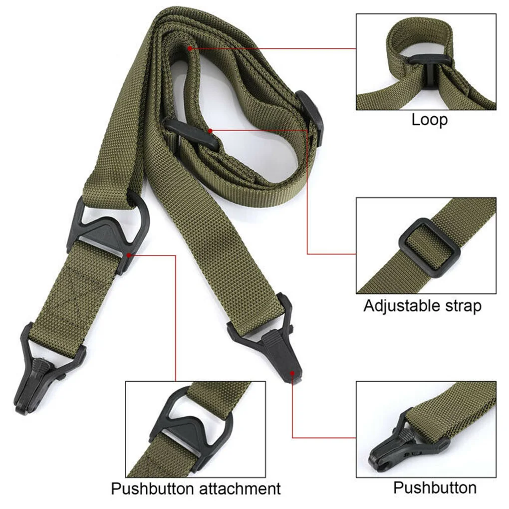 MS3 оружейный ремень тактический винтовки носить 2 точки Слинг Регулируемый Длина