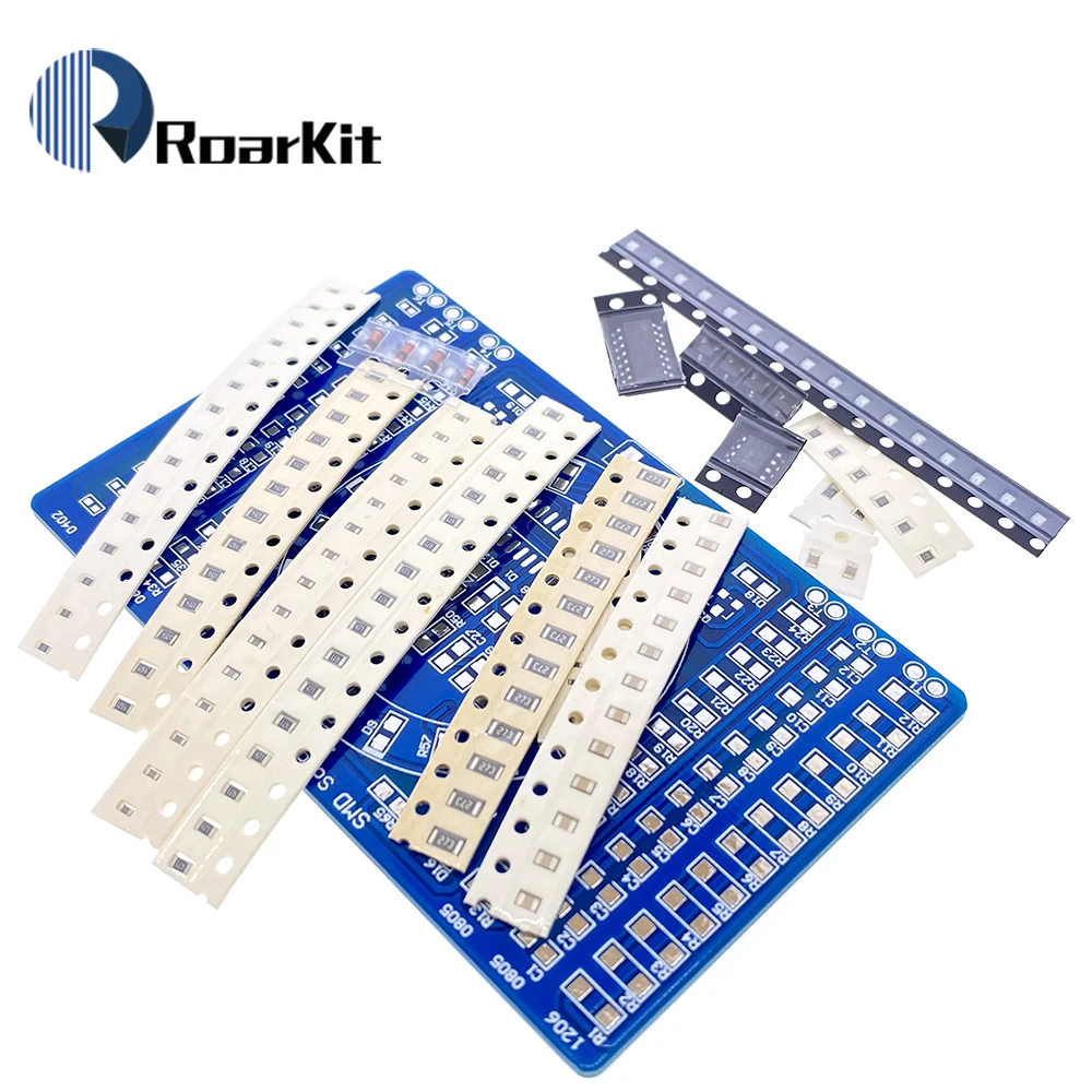 SMD NE555 CD4017 вращающиеся мигасветодиодный светодиодные компоненты паяльная