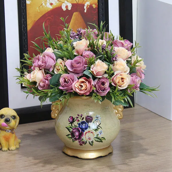 

cam florero dekoratif vazo vaso de flor jarrones decorativos moderno home decoration accessories modern teraryum flower vase